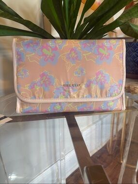 Nine West Pastel Floral Fold-Over Cosmetic Hanging Organizer